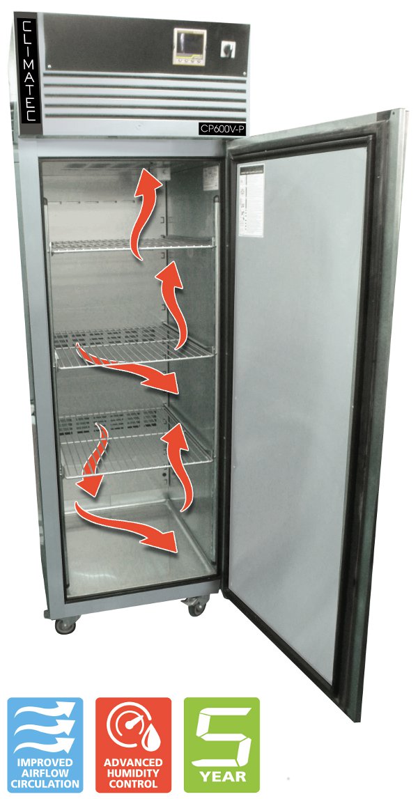 Climatec Pharmaceutical Fully Programmable Cabinet open