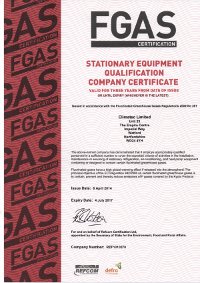 Climatec Pharmaceutical FGas Certificate